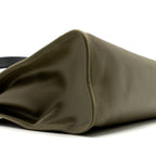 HERMES HERBAG 31 ZIP BAG TOLIE H BERLINE CANVAS/VACHE HUNTER LICHEN/ECRU-BEIGE/BLACK SHW