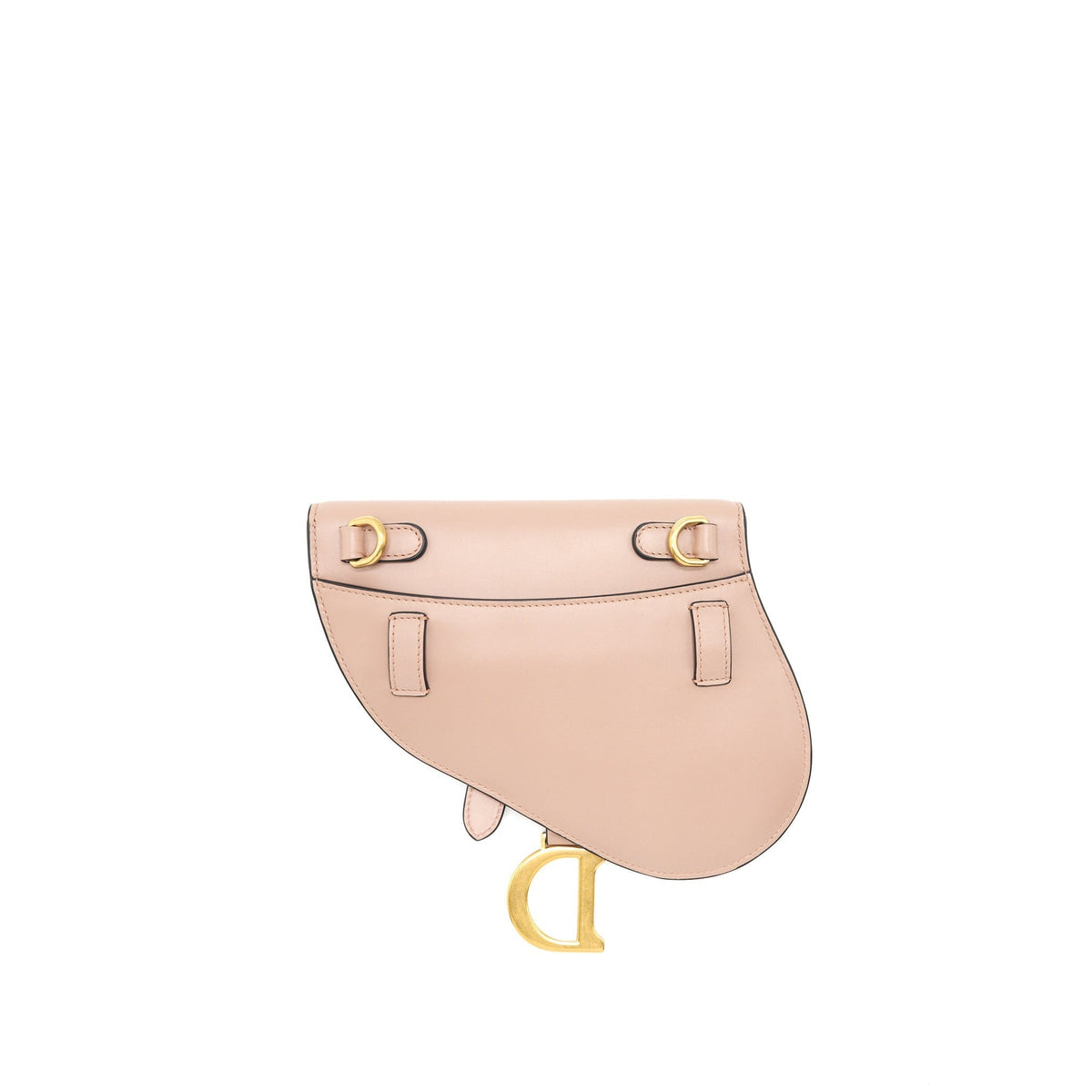 DIOR SADDLE POUCH BELT BAG BEIGE GHW