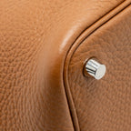 Hermes Picotin 18 Lock Bag Clemence Gold SHW