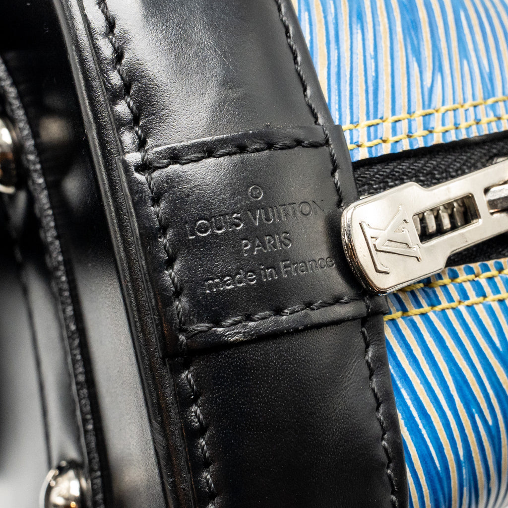 Louis Vuitton Alma BB Epi Leather Blue Denim SHW