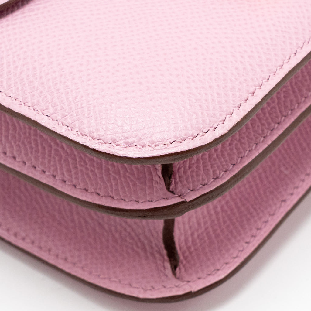Hermes Mini Constance Epsom X9 Mauve Sylvestre RGHW