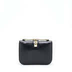 VALENTINO SMALL ROCKSTUD CROSSBODY BAG WITH CHAIN BLACK LGHW