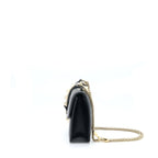 VALENTINO SMALL ROCKSTUD CROSSBODY BAG WITH CHAIN BLACK LGHW