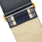 DIOR SADDLE BAG WITH REMOVABLE SHOULDER STRAP OBLIQUE EMBROIDERY BLUE GHW