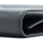 Hermes Clic 16 Wallet Epsom Black SHW