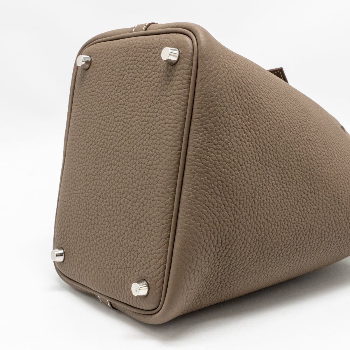 Hermes Picotin 18 Lock Bag Clemence Etoupe SHW