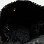 CHANEL MEDIUM 22 BAG SHINY CALFSKIN BLACK GHW (MICROCHIP)
