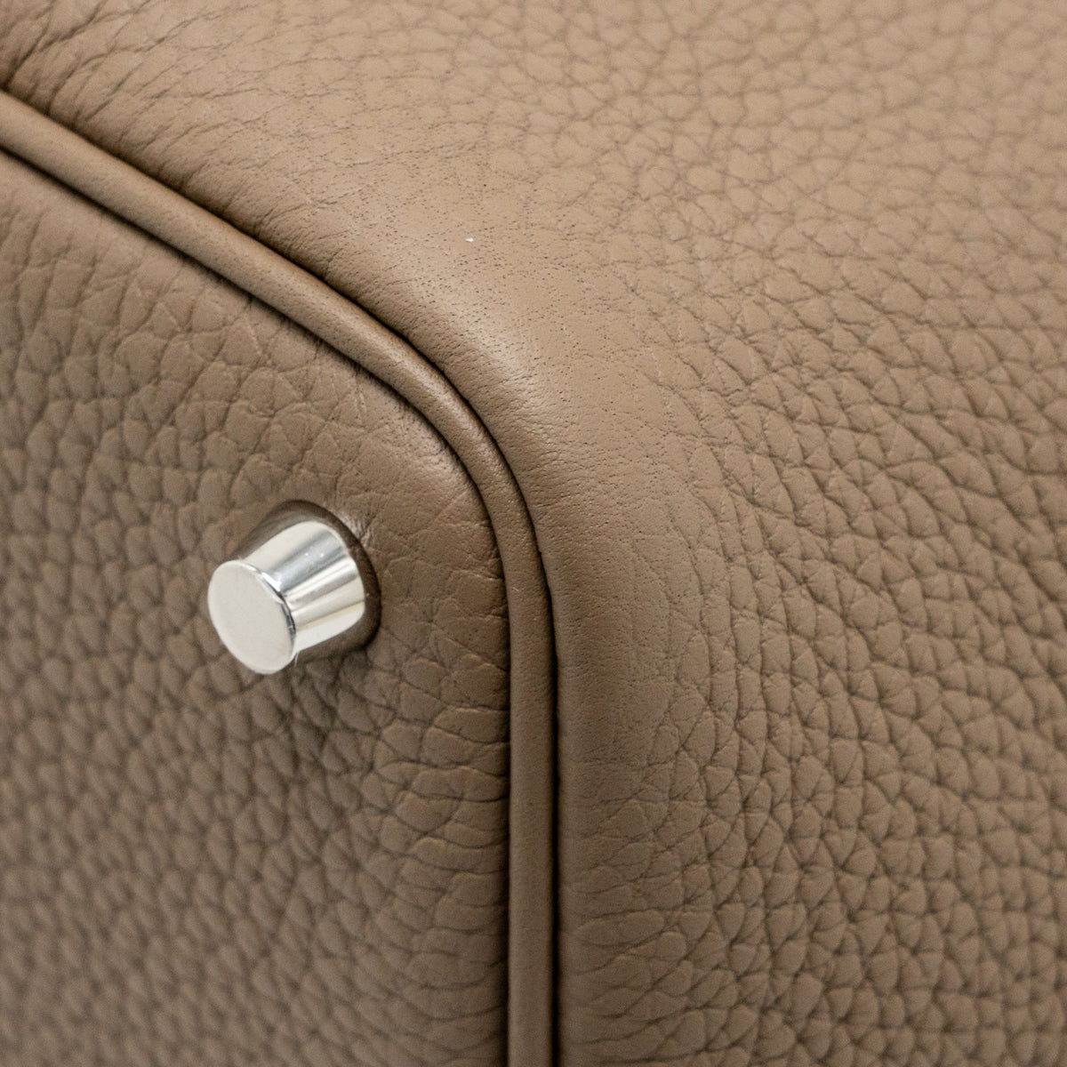 Hermes Picotin 18 Lock Bag Clemence Etoupe SHW