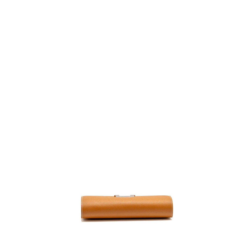Hermes constance long wallet epsom gold SHW