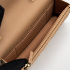 CHANEL 22K GOLD PILLAR MINI FLAP BAG LAMBSKIN DARK BEIGE GHW (MICROCHIP)