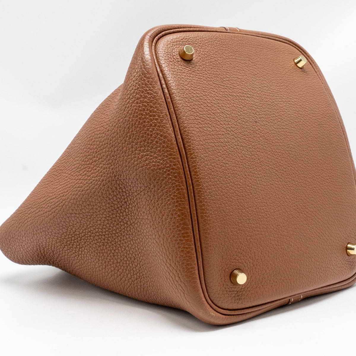 Hermes Picotin 22 Lock Bag Clemence Gold GHW