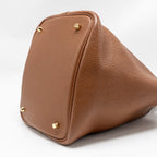 Hermes Picotin 22 Lock Bag Clemence Gold GHW