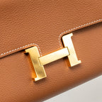 Hermes Constance to Go Evercolor Gold GHW