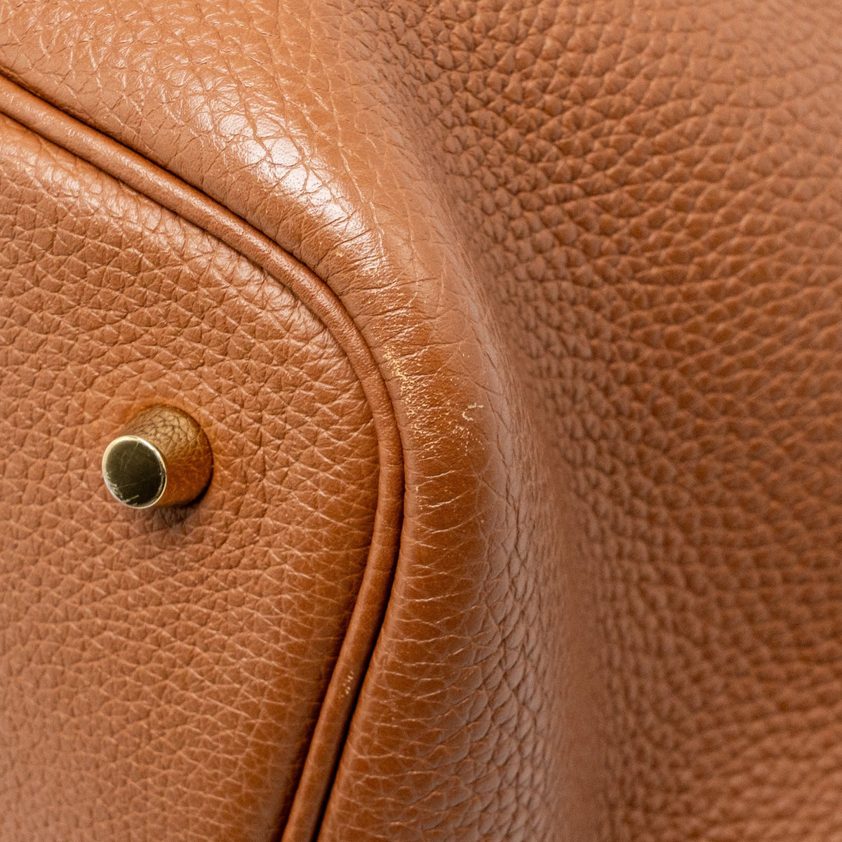 Hermes Picotin 22 Lock Bag Clemence Gold GHW
