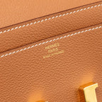 Hermes Constance to Go Evercolor Gold GHW