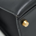 HERMES KELLY 32 BOX LEATHER BLACK GHW