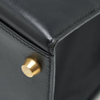 HERMES KELLY 32 BOX LEATHER BLACK GHW