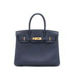 HERMES BIRKIN 30 TOGO 2Z BLUE NUIT RGHW