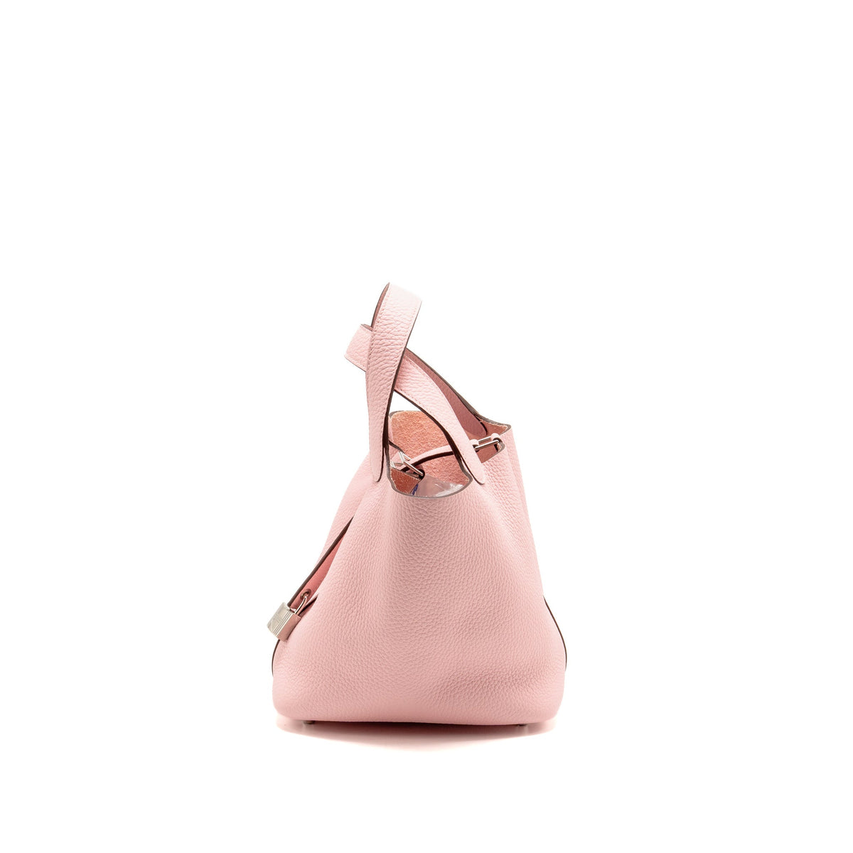Hermes Picotin 18 lock bag Clemence rose sakura SHW