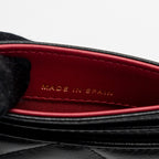 CHANEL 19 CARDHOLDER LAMBSKIN BLACK GHW