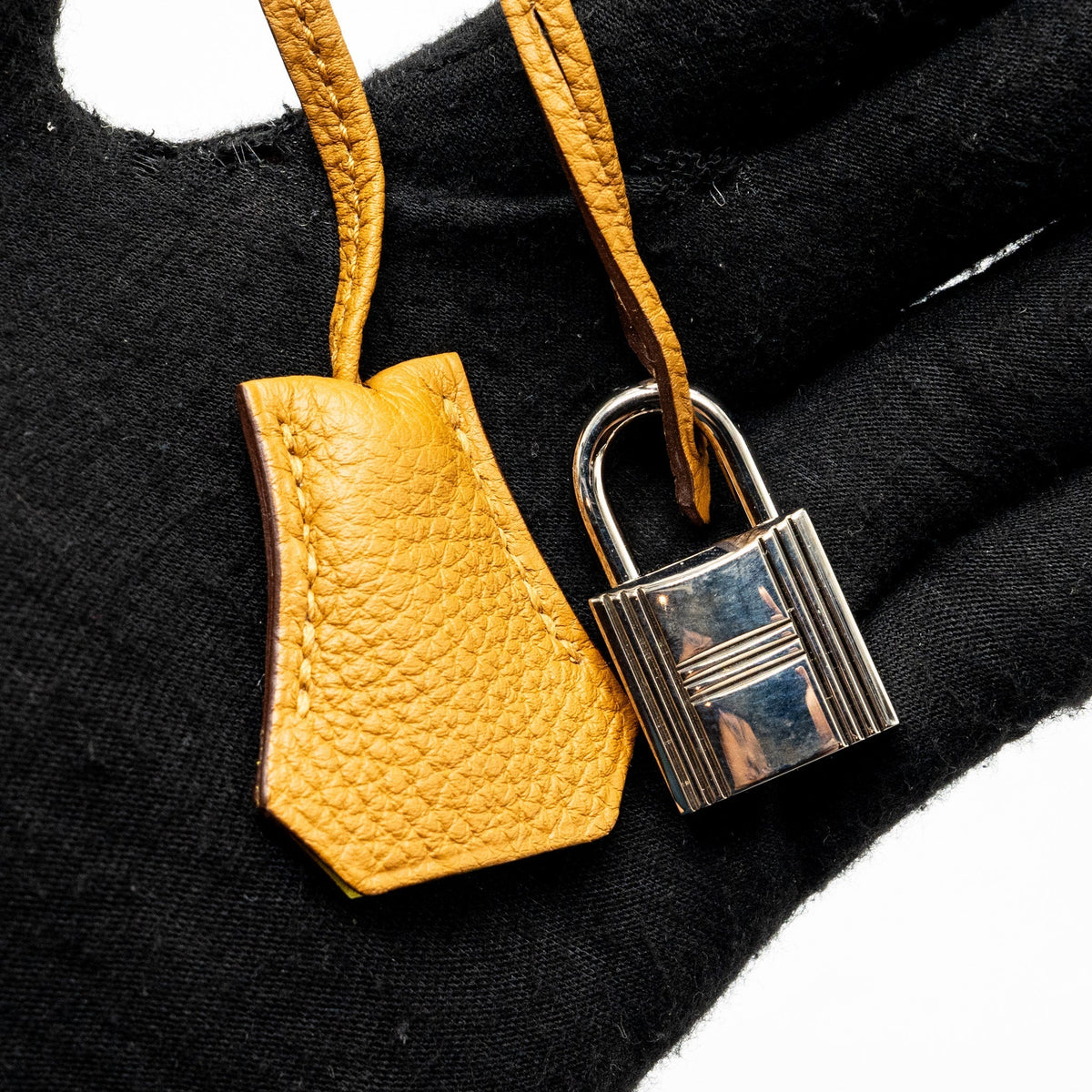 Hermes Birkin 25 Togo Caramel/Lime SHW