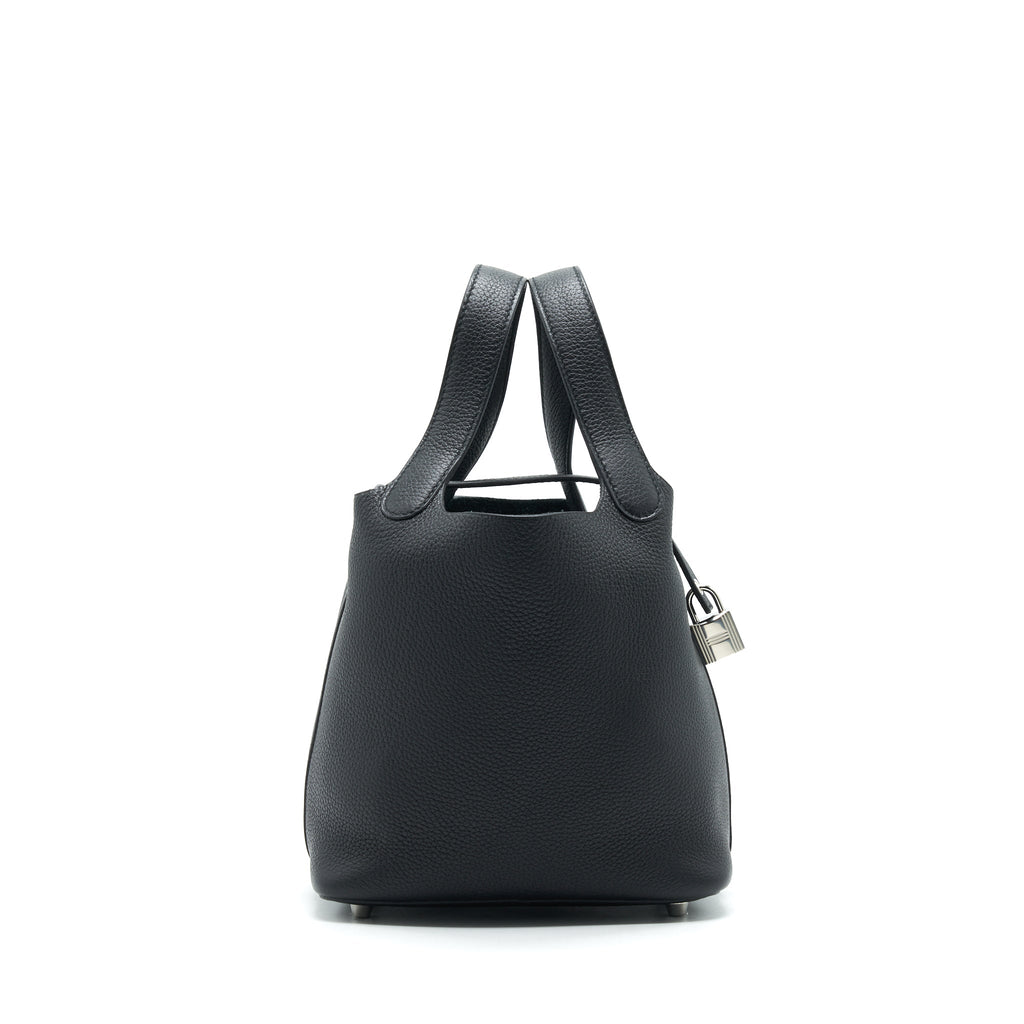 HERMES PICOTIN 18 BLACK SHW