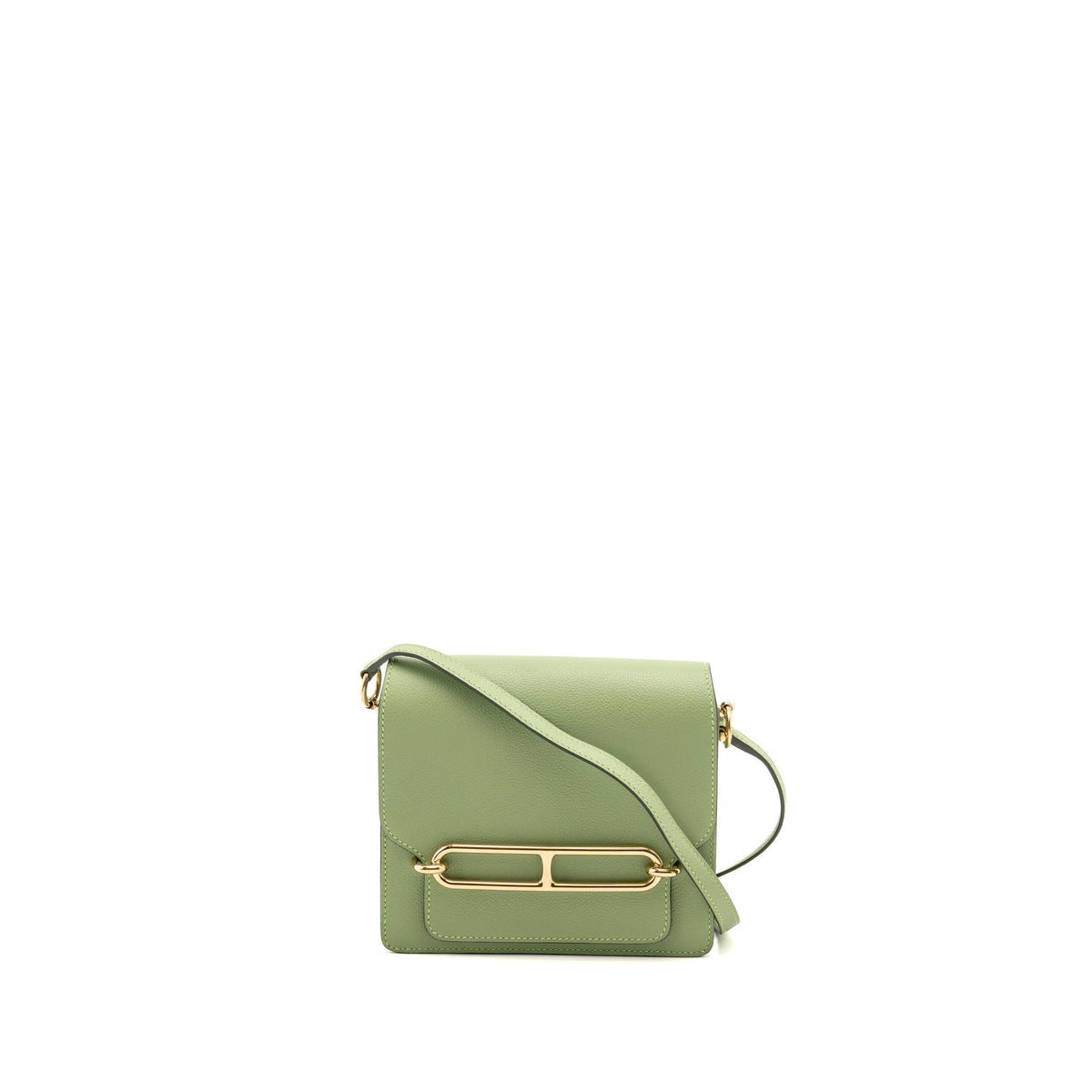 Hermes Mini Roulis Evercolor Vert Criquet LGHW