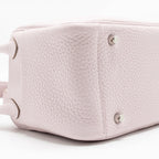 Hermes Mini Lindy clemence Mauve Pale SHW