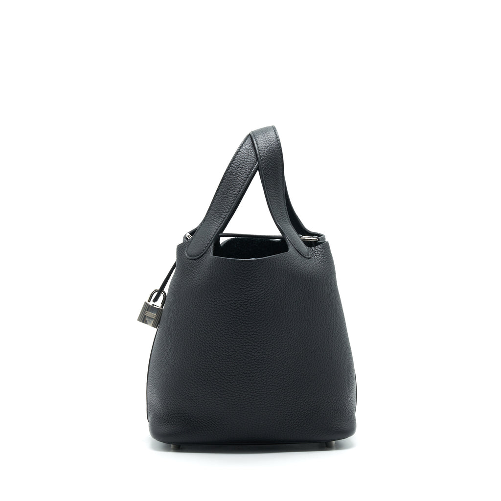 HERMES PICOTIN 18 BLACK SHW
