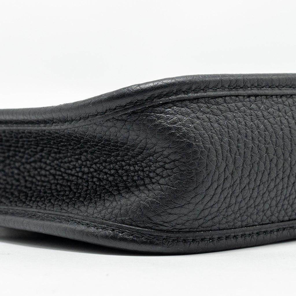 Hermes mini evelyn Clemence Black SHW