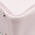 Hermes Mini Lindy clemence Mauve Pale SHW