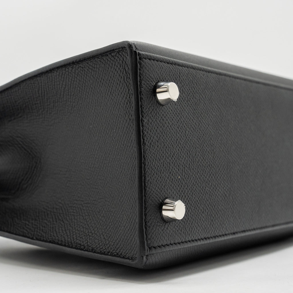 HERMES KELLY 25 EPSOM BLACK SHW