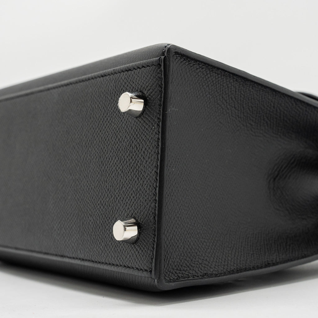 HERMES KELLY 25 EPSOM BLACK SHW