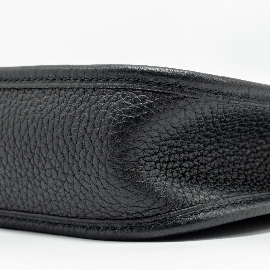 Hermes mini evelyn Clemence Black SHW