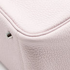 Hermes Mini Lindy clemence Mauve Pale SHW