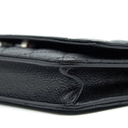 CHANEL WALLET ON CHAIN WOC IN CAVIAR SHW