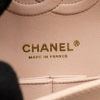 CHANEL MEDIUM CLASSIC DOUBLE FLAP BAG CAVIAR LIGHT PINK LGHW (MICROCHIP)