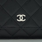 CHANEL WALLET ON CHAIN WOC IN CAVIAR SHW
