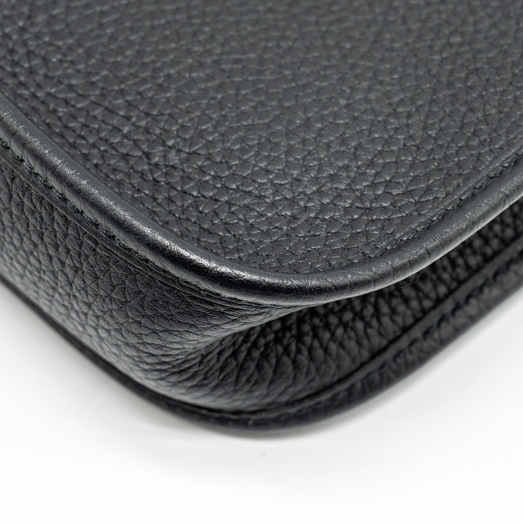 Hermes mini evelyn Clemence Black SHW