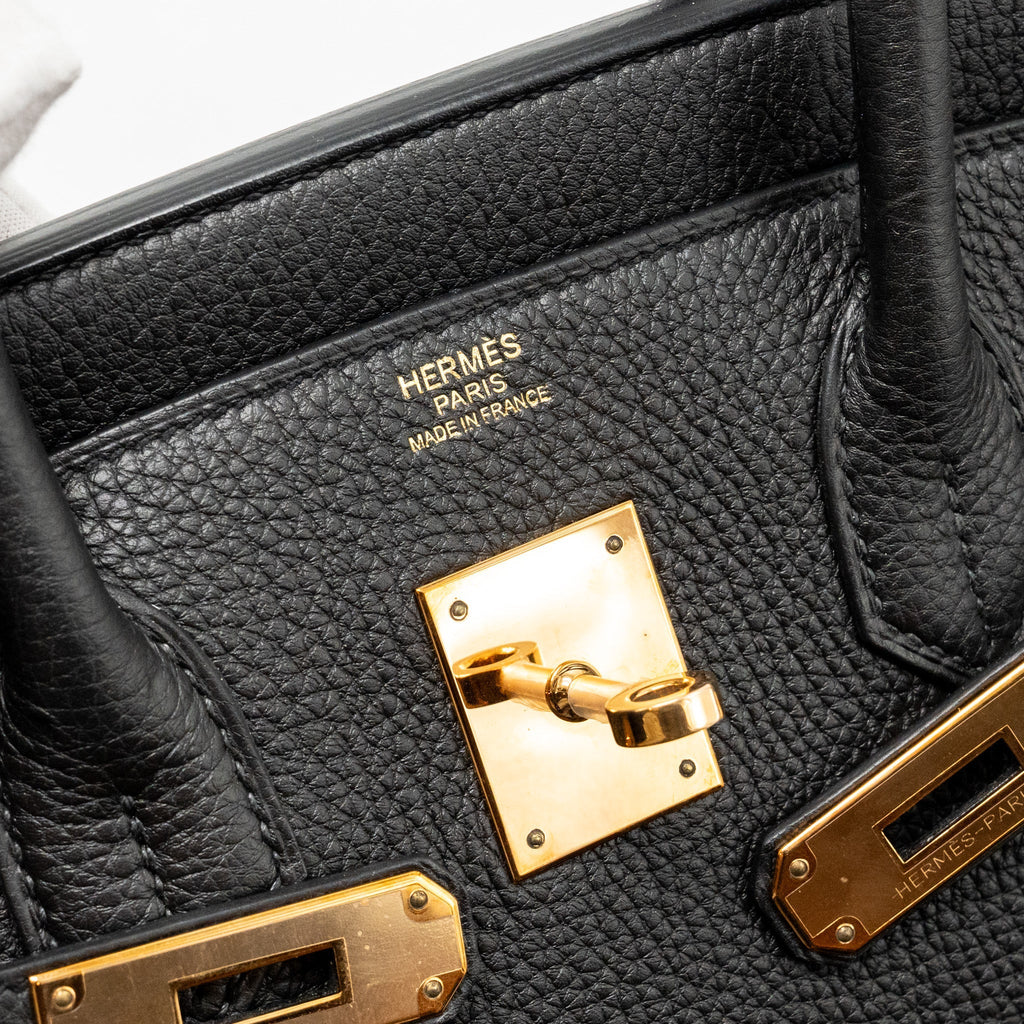 Hermes Birkin 30 Togo Black RGHW