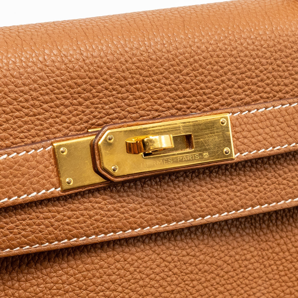 Hermes Kelly 28 Togo Gold GHW