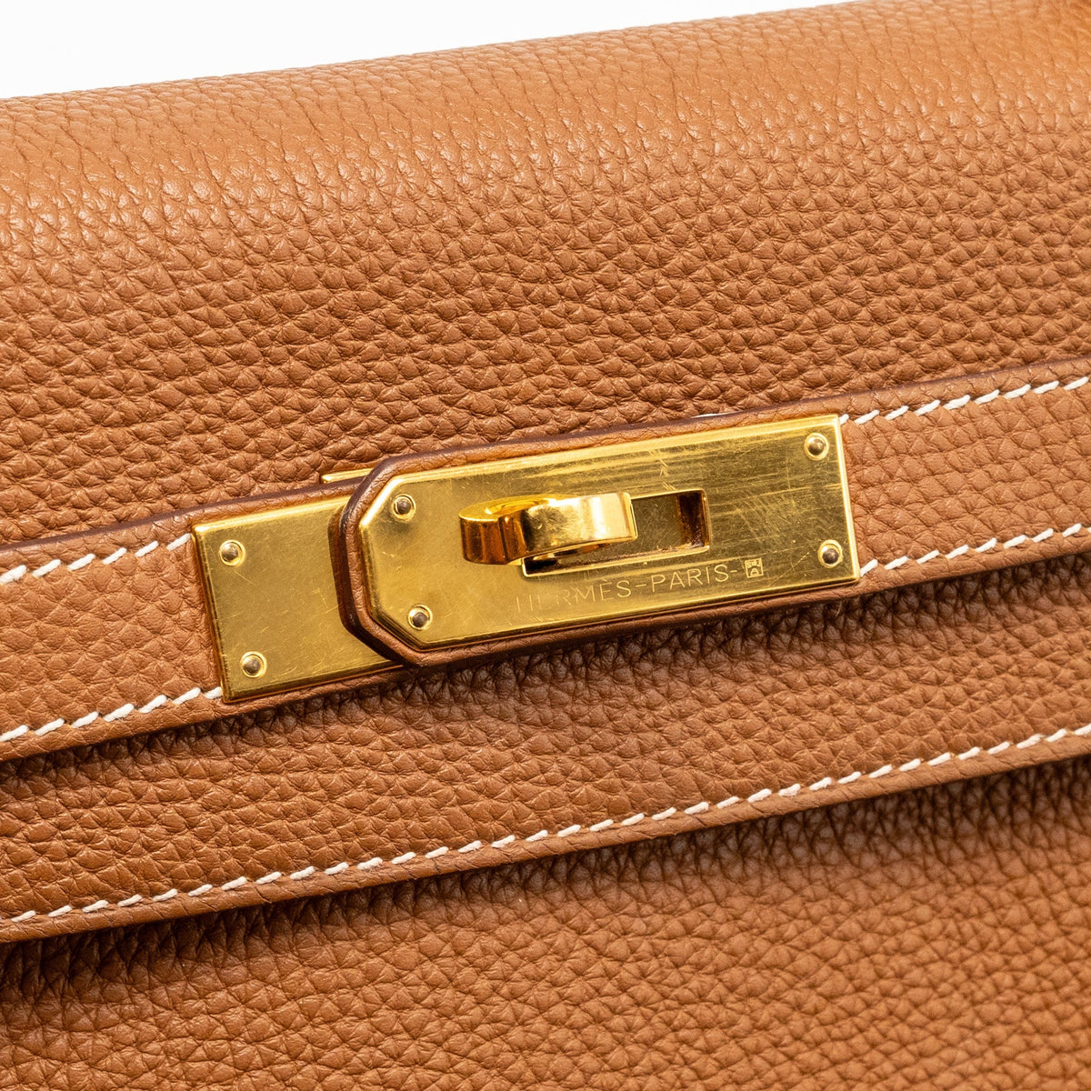 Hermes Kelly 28 Togo Gold GHW