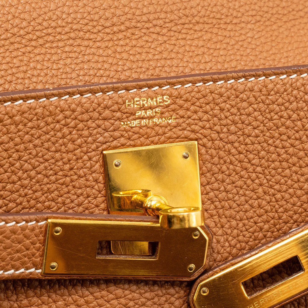 Hermes Kelly 28 Togo Gold GHW