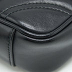 GUCCI MINI MARMONT MATELASSE BAG BLACK GHW