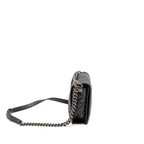 Chanel new medium boy bag soft calfskin black ruthenium silver hardware
