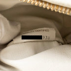 BOTTEGA VENETA MINI JODIE LAMBSKIN WHITE GHW