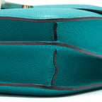 Hermes Constance 24 Epsom 7F Blue Paon/6w Menthe Enamel Hardware