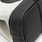 Hermes neo garden party 23 negonda/canvas ecru/black SHW