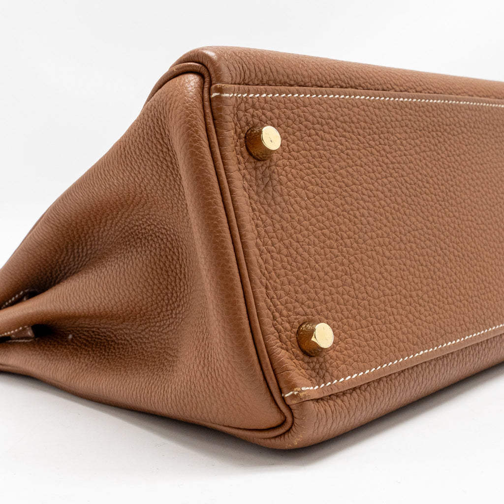Hermes Kelly 28 Togo Gold GHW