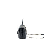 CHANEL SMALL COCO HANDLE CAVIAR BLACK LGHW